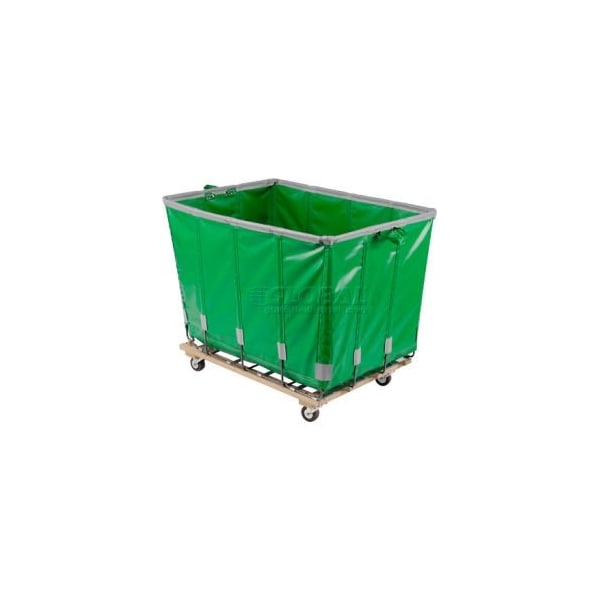 Cr Daniels Dandux Dandux Vinyl Basket Bulk Truck 400720G06E-3S 6 Bushel - Green 400720G06E-3S - main